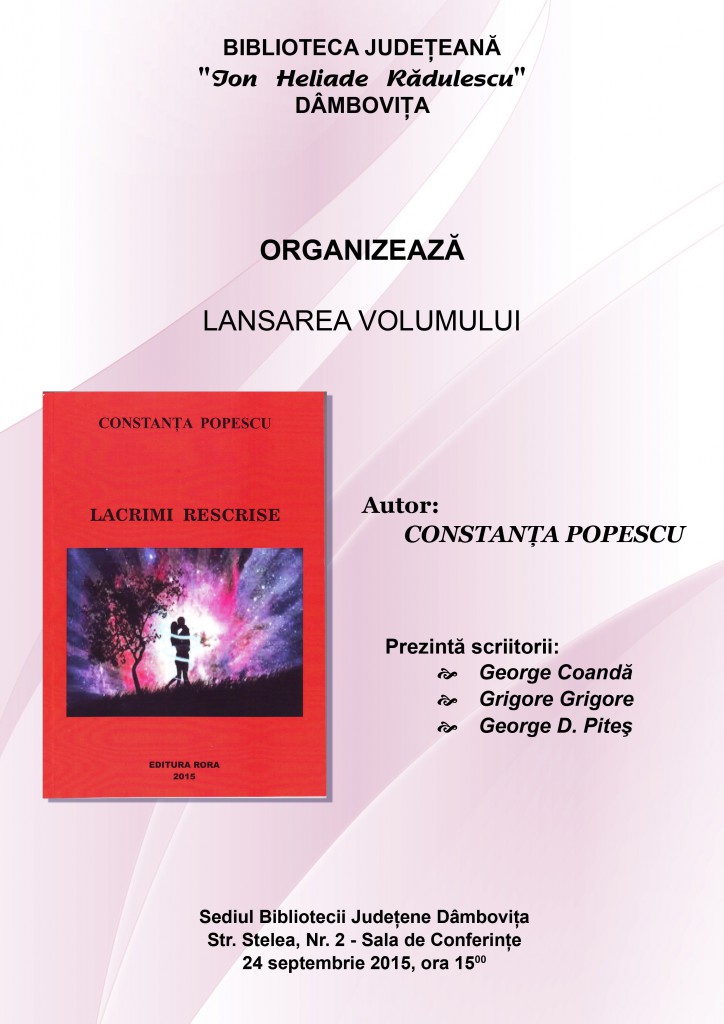 AFIS - Lansare carte - Constanta Popescu - 24 septembrie  2015 - FINAL