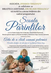 Scoala parintilor - 21 febr 2017 - Paulin Giurgi