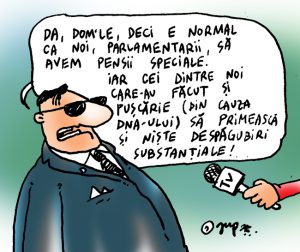 pensii speciale parlamentari