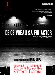 Afis Vreau sa fiu actor 2017-A3