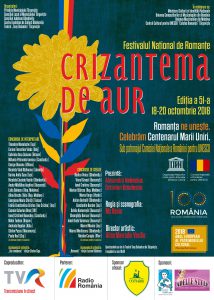 afis tehnic Crizantema de aur 2018-concurenti