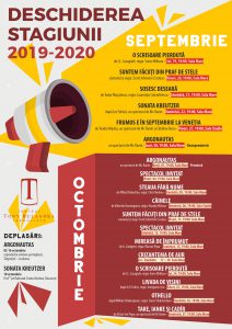 afis deschidere stagiune drama 19-20