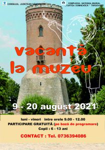 afis vacanta la muzeu