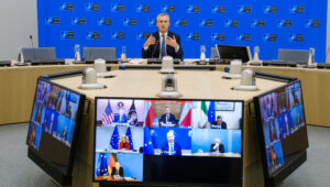 NATO Secretary General takes part in meeting with US President Biden