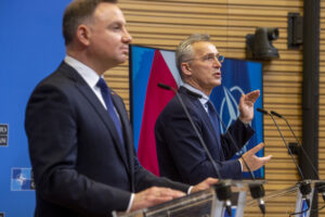 Visit to NATO by the President of Poland