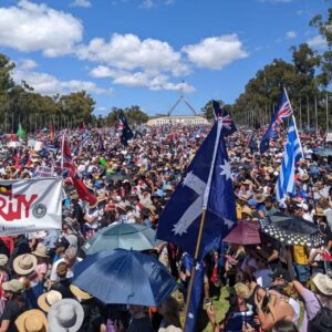 proteste maive canbera