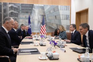 Bilateral meeting between the NATO Secretary General and the US Secretary of State - Meeting of NATO Ministers of Foreign Affairs