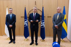 NATO Secretary General meets with the ambassadors of Finland and Sweden to NATO