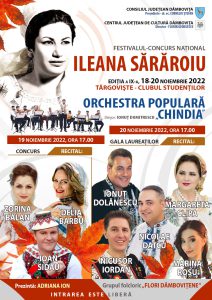 AFIȘ FESTIVAL ILEANA SĂRĂROIU