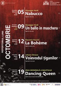 Repertoriul lunii octombrie 2022