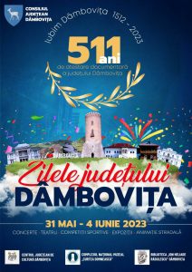 zilele judetului dambovita 2023 - afis
