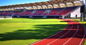 pista atletism stadionul eugen popescu din targoviste