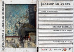 afis ritta hertz & becheanu isabella - santier in lucru