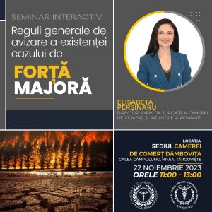 seminar camera de comert