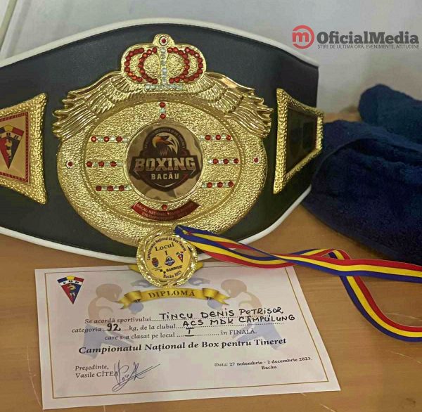Denis Țâncu medaliat cu aur la Campionatul Național de Box