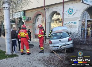accident centru targoviste - zona blocuri H