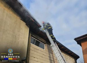 incendiu casa isu dambovita