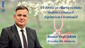 virgil guran - felicitare 1 martie