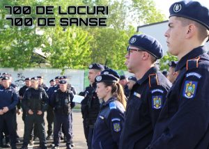 Foto jandarmi- 700 de locuri, 700 de șanse...