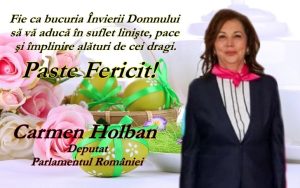 carmen holban felicitare paste