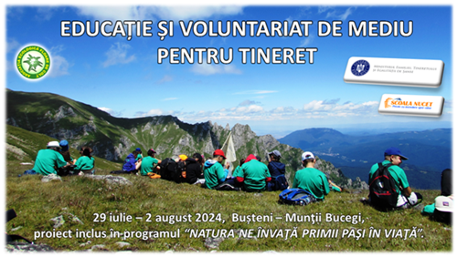 Asociaţia Ecologică Floare de Colţ, tabără pentru copii în Munții Bucegi