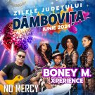 Zilele Județului Dâmbovița, 31 mai- 13 iunie 2024: No Mercy, Boney M Xperience, Liviu Teodorescu & Band, Andia, Delia, 3 Sud Est și The Motans
