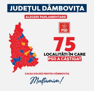 psd dambovita rezultate alegeri parlamentare