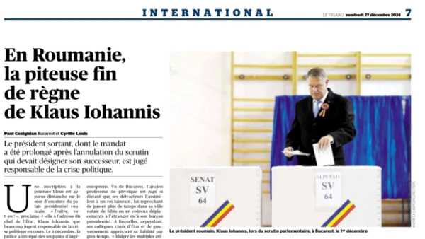 Sfârșitul lamentabil al domniei lui Klaus  Iohannis