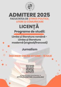 admitere 2025 jurnalism