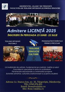 admitere teologie 2025