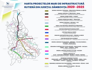 harta drumuri dambovita