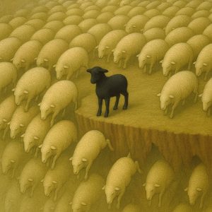 turma de oi - poporul - oaia neagra