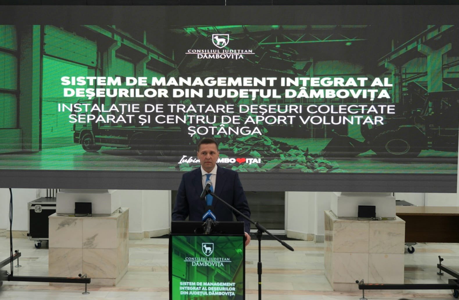 Investiție majoră în infrastructura de mediu: sistem integrat de gestionare a deșeurilor, prezentat la Târgoviște