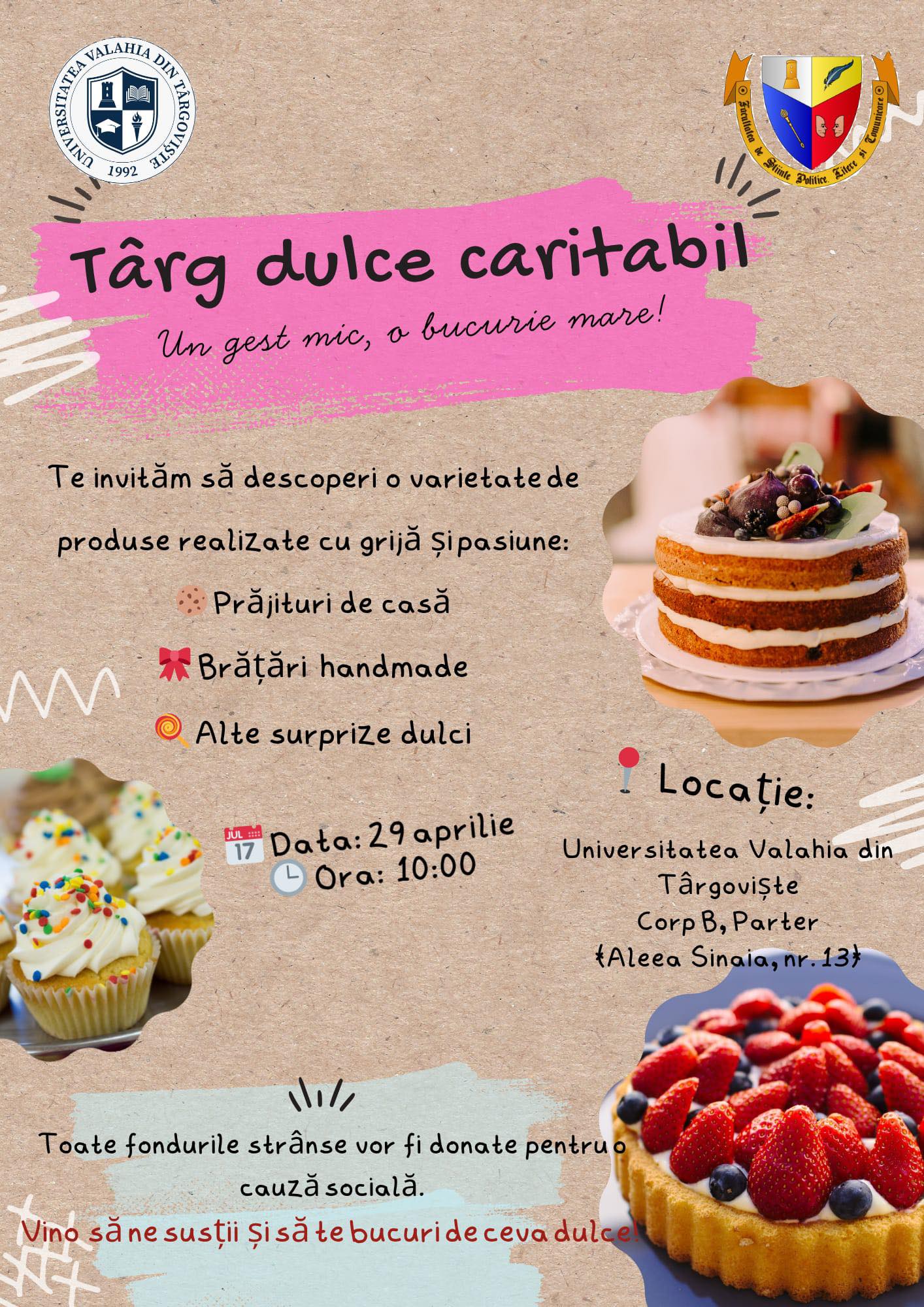 Eveniment caritabil pentru Ioana, o studentă din Târgoviște care are nevoie de sprijinul nostru